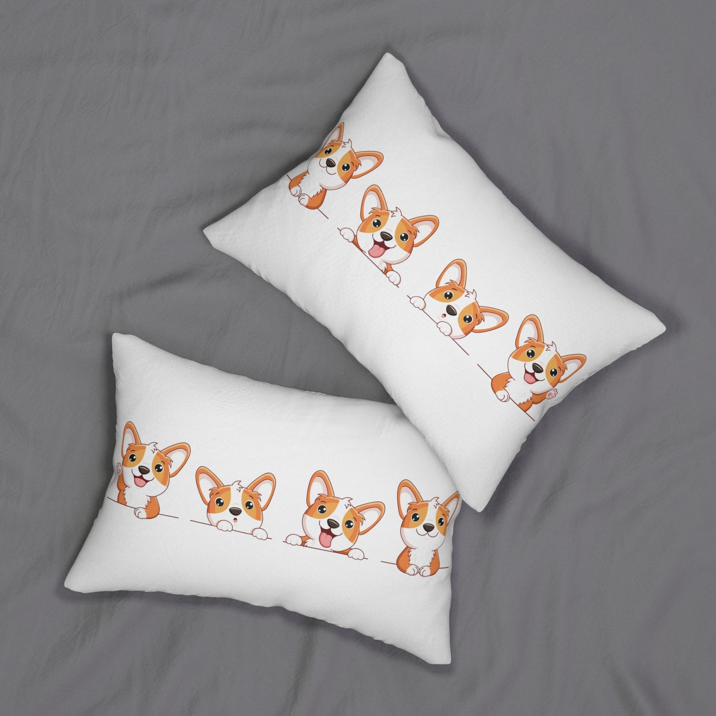 “Furry Buddy” Lumbar Pillow - Adorable Dog Decor for Pet Lovers