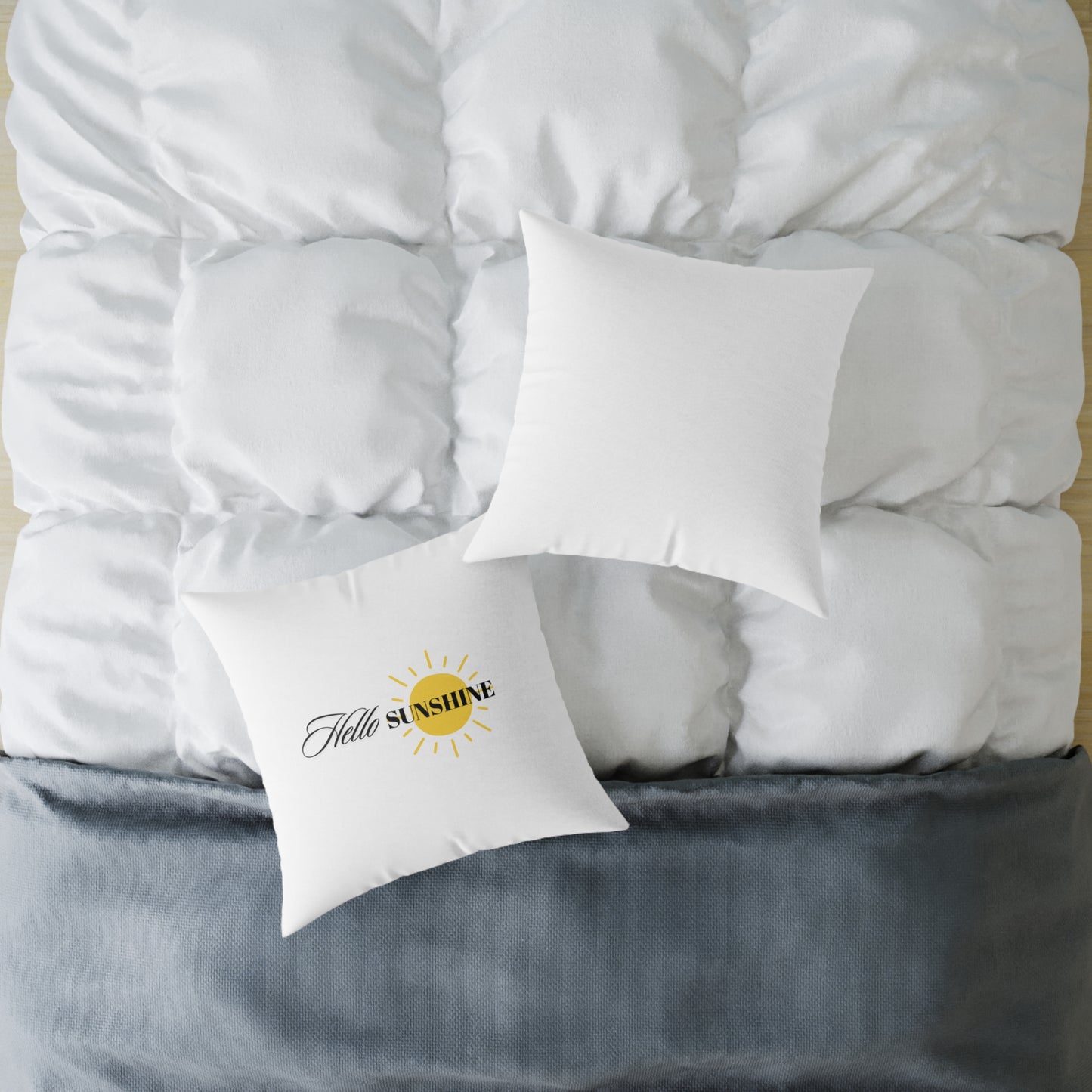 Hello Sunshine Pillow, Decorative Cushion, Home Decor Ideas, Gift for Her, Summer Decor, Cheerful Accent Pillow