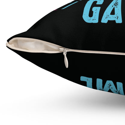 “Gamer” Square Pillow