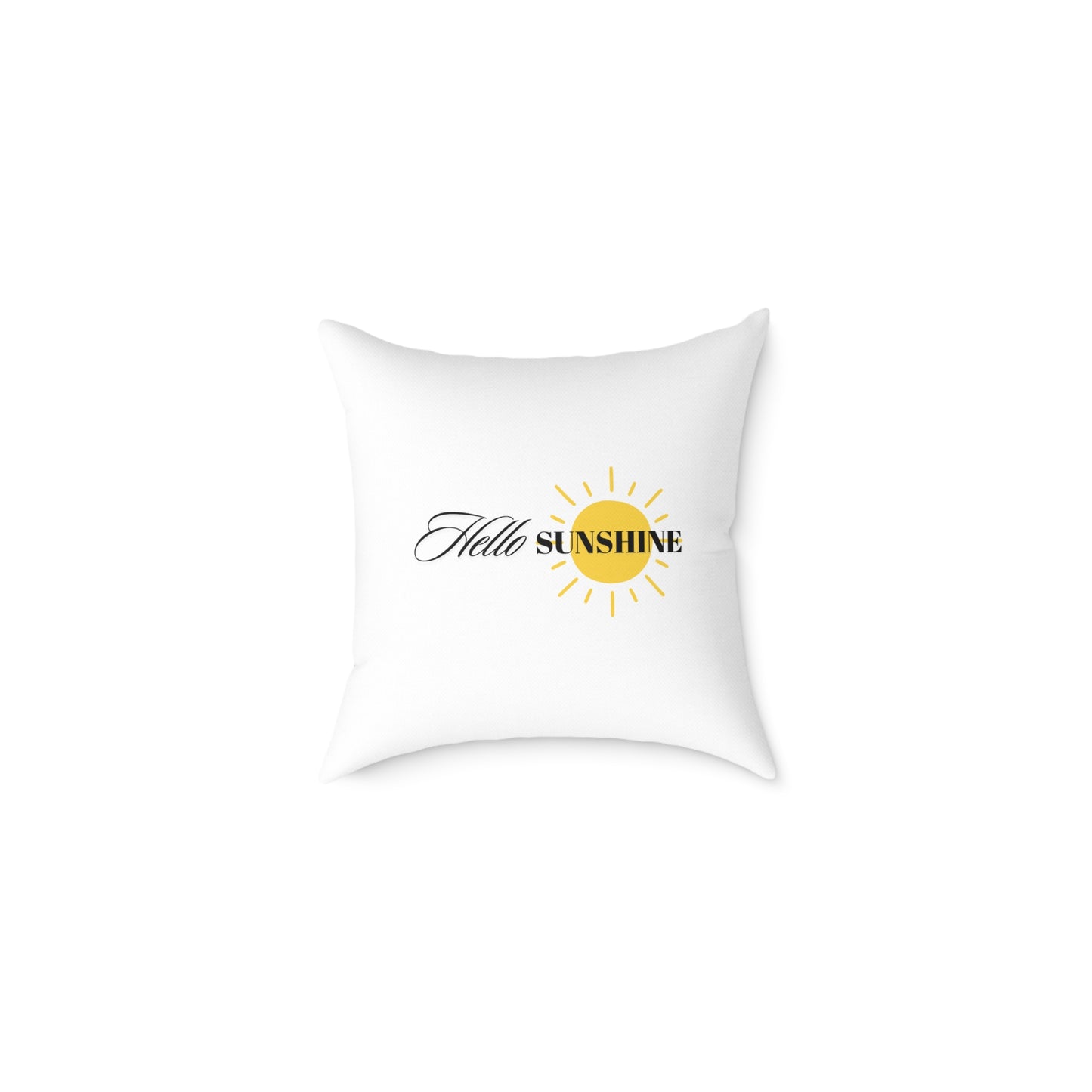 Hello Sunshine Pillow, Decorative Cushion, Home Decor Ideas, Gift for Her, Summer Decor, Cheerful Accent Pillow