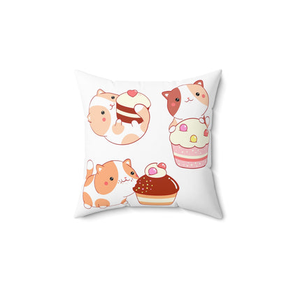 “Sweetie Pie” Spun Square Pillow