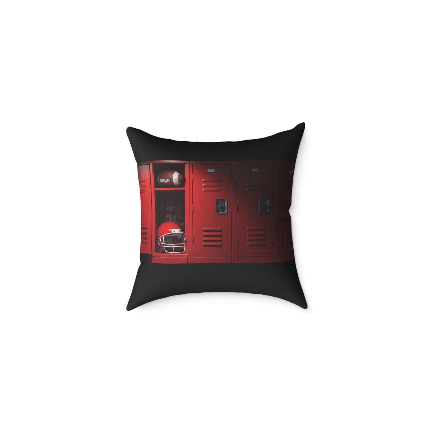 “Game DAY” Football Square Poly Canvas Pillow