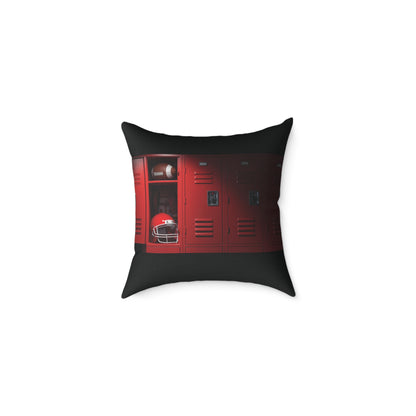 “Game DAY” Football Square Poly Canvas Pillow